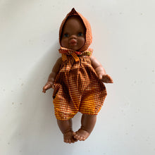 Doll Dungarees with Bonnet