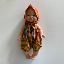 Doll Dungarees with Bonnet